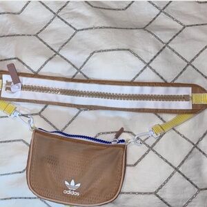 Adidas Light Pink, blue, yellow Crossbody Bag